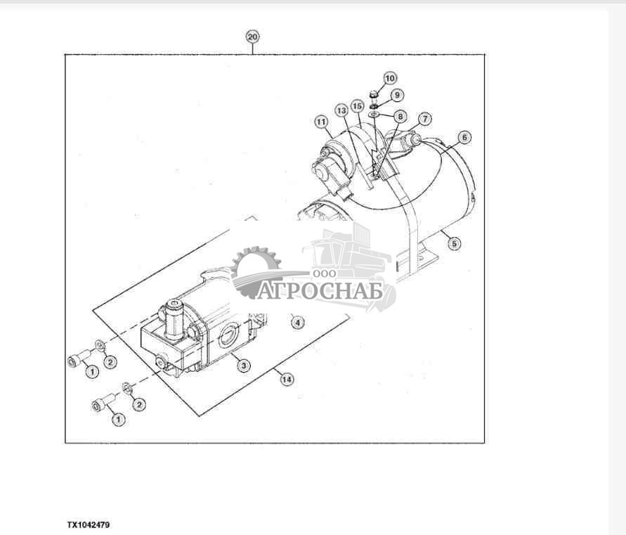 Насос вспом. системы рулевого управления 